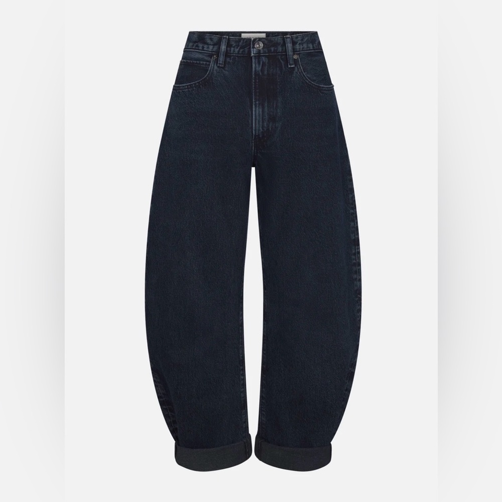 FRAME The Bubble Jeans in Dorado Dark Denim Color Size: 24 NWOT